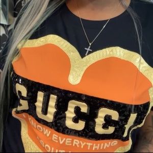 Sequin Gucci shirt!
